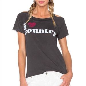 Chaser “I ❤️ Country” Graphic Tee